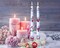 Christmas Taper Candle, Vintage Christmas Candle, Santa Candlesticks, Retro Santa Taper, Nostalgic Christmas, Old Fashion Christmas, 1950's product 1
